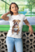 Playera Cuello Redondo Manga Corta para Mujer Diseño Perrito Cafe - Tus Tazas