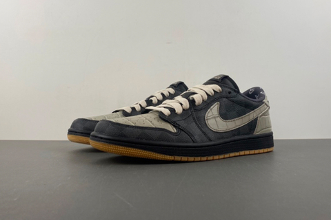 Air Jordan 1 Low x LV Gris y Negro