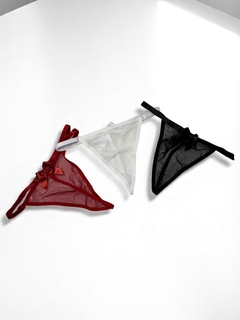 Combo de 3 Calcinhas Tulle (fio dental) - comprar online