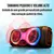 Caixa de som Bluetooth Multimídia com LED RGB Subwoofer TWS Estéreo