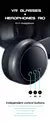 VRG Pro VR Óculos Dispositivos de fone de ouvido de realidade virtual Viar 3D - Noxweo