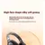 Imagem do Havit h630bt over-ear fones de ouvido sem fio bluetooth 5.3 tipo-c rádio fm 40m