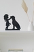 Enfeite de Prateleira "Menina e cachorro" - comprar online
