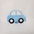 Gancho Decorativo de Parede Infantil Formato Carrinho - Espaço 3D