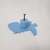 Puxador Armário Móveis Gaveta Infantil Dinossauro T-Rex Azul (kit com 2 unidades) - loja online