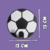 Gancho de Parede Decorativo em Formato de Bola de Futebol