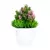 Plantas artificiais em vaso, bonsai verde, árvore pequena, plantas de grama, or