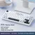 AULA-F75 – Teclado mecânico sem fio com Bluetooth, fio e RGB personalizável para gamers. - comprar online