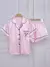 Conjunto de Pijamas Feminino Listrado – Estilo, Conforto e Charme em Cada Detalhe na internet