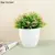 Plantas artificiais em vaso, bonsai verde, árvore pequena, plantas de grama, or - loja online