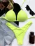 Imagem do 2025 halter sutiã copo biquíni sexy maiô feminino branco banho feminino push