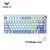 AULA-F75 – Teclado mecânico sem fio com Bluetooth, fio e RGB personalizável para gamers.