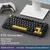Imagem do AULA-F75 – Teclado mecânico sem fio com Bluetooth, fio e RGB personalizável para gamers.