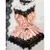 Imagem do Moda sexy pijamas de renda conjunto roupa interior feminina sem mangas pijamas d
