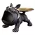 30cm decoração de casa estatueta bulldog estátua do cão caixa armazenamento na internet