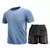 Conjunto Esportivo 2 Peças Verão para Homens – Respire, Corra e Vença com Estilo!