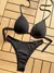 2025 halter sutiã copo biquíni sexy maiô feminino branco banho feminino push - Skynz