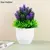 Plantas artificiais em vaso, bonsai verde, árvore pequena, plantas de grama, or