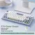 AULA-F75 – Teclado mecânico sem fio com Bluetooth, fio e RGB personalizável para gamers. - Skynz