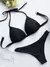 2025 halter sutiã copo biquíni sexy maiô feminino branco banho feminino push