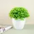 Imagem do Plantas artificiais em vaso, bonsai verde, árvore pequena, plantas de grama, or