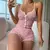 Conjunto de pijamas femininos com estampa de coração, tecido canelado macio co