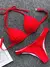 2025 halter sutiã copo biquíni sexy maiô feminino branco banho feminino push - loja online