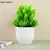 Plantas artificiais em vaso, bonsai verde, árvore pequena, plantas de grama, or - Skynz