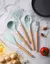 Imagem do Conjunto de Espátula e Colher de Silicone com Cabo de Madeira — Estilo, Funcionalidade e Durabilidade na Sua Cozinha