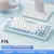 AULA-F75 – Teclado mecânico sem fio com Bluetooth, fio e RGB personalizável para gamers. - comprar online