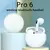 Air pro 6 tws fones de ouvido sem fio com microfone fone bluetooth esporte corri
