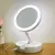 Imagem do Espelho de maquiagem com luz LED Espelho de vaidade com luz do dia 360 ° Rotaç