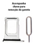 Bandeja Gaveta Chip Slot Sim Card Compatível iPhone 13 - comprar online