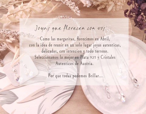 Carrusel Margaritas Violetas Joyas