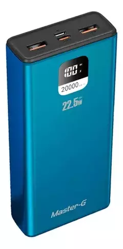 Batería Externa Power Bank 20000 Mah 22.5w Pd Master-g