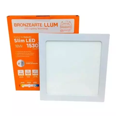 PLAFON EMBUTIR SLIM LED 18W 22X22 6500K (23292)