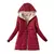 WinterLong -- Casaco Feminino Alongado com Forro Térmico e Capuz - comprar online