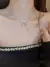 collar ajustable con mariposa y cristales - comprar online