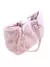 bolso rosa de peluche con corazones en internet