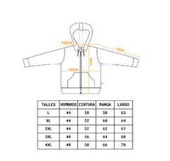Campera Deportiva Impermeable Varios Colores - IZAR