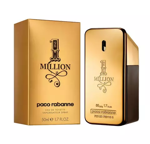 Perfume Masculino ONE MILLION, Paco Rabanne Eau de Toilette 100ml