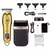 Kemei KM-2628 KM-678 KM-2024 Máquina de cortar cabelo elétrica profissional Máquina de cortar cabelo recarregável Kit de aparador de cabelo masculino - comprar online