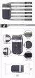 Kemei KM-2628 KM-678 KM-2024 Máquina de cortar cabelo elétrica profissional Máquina de cortar cabelo recarregável Kit de aparador de cabelo masculino na internet