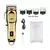 Kemei KM-2628 KM-678 KM-2024 Máquina de cortar cabelo elétrica profissional Máquina de cortar cabelo recarregável Kit de aparador de cabelo masculino - loja online