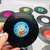 PORTA COPO DISCO DE VINIL - De 2 à 6 peças - loja online