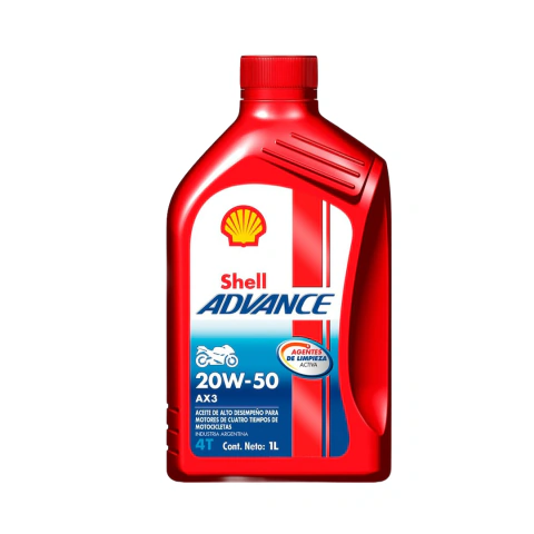 Aceite Shell Ax3 4t 20w50