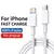 Carregador rápido para iphone 14 13 12 11 pro max mini 7 8 plus xr tipo