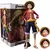 Boneco colecionavel One Piece Anime, luffy.