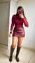 Saia cintura baixa Cherry