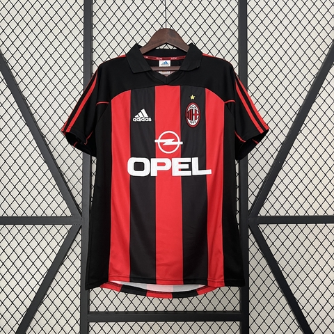 Camisa Retrô Milan 2001/02 Home